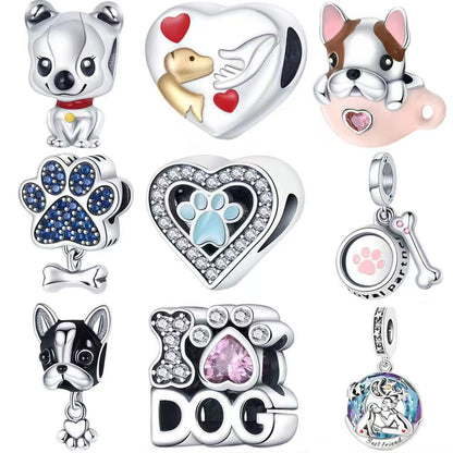 Niedliches Hunde-Armband   Perlen 