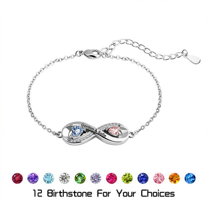 Selbstgemachtes graviertes Armband für Paare