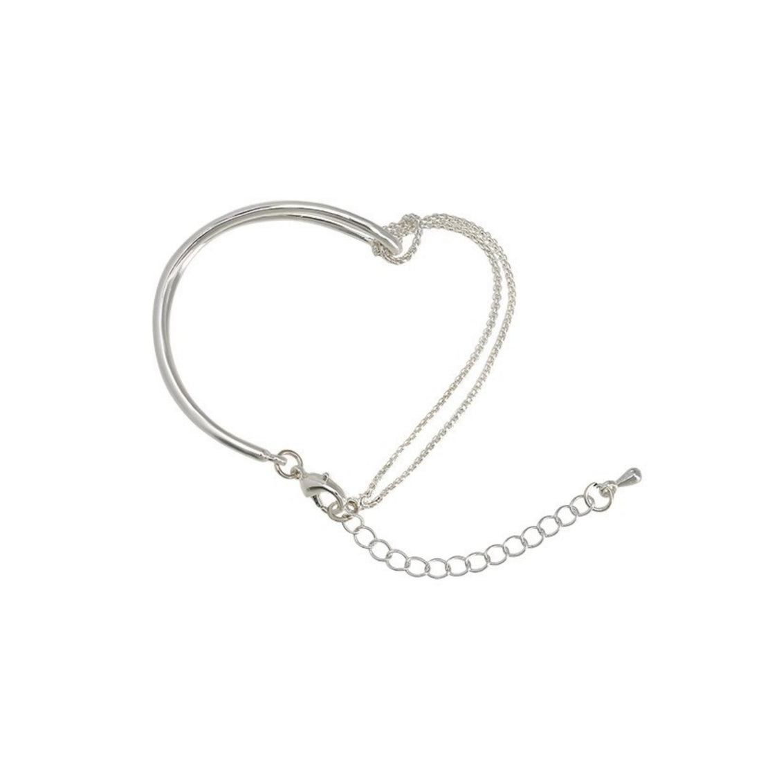 Armband aus Titanstahl mit farbechtem Knoten für Damen im coolen Stil
