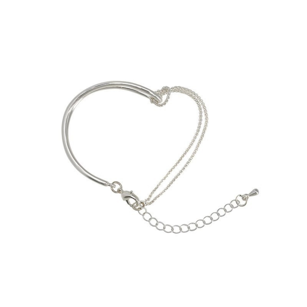 Armband aus Titanstahl mit farbechtem Knoten für Damen im coolen Stil