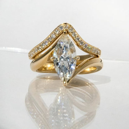 Luxuriöses Zirkon-Ring-Set....