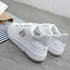 Minimalistische vielseitige Plateau-Sneaker für Damen Minimalistische