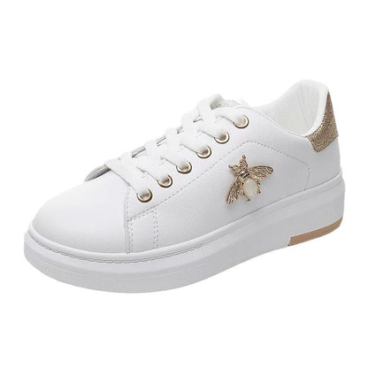 Minimalistische vielseitige Plateau-Sneaker für Damen Minimalistische