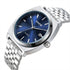 Modische Herrenuhr mit Edelstahlarmband,
