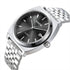 Modische Herrenuhr mit Edelstahlarmband,