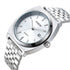Modische Herrenuhr mit Edelstahlarmband,